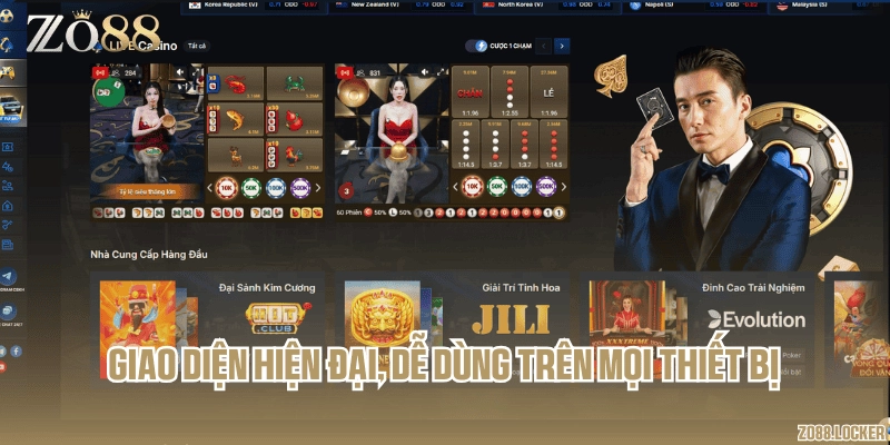 Giao diện hiện đại, dễ dùng trên mọi thiết bị