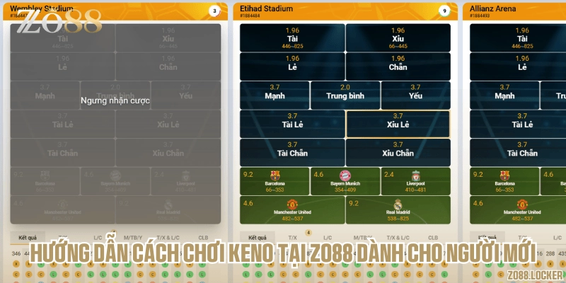 Hướng dẫn cách chơi Keno tại Zo88 dành cho người mới