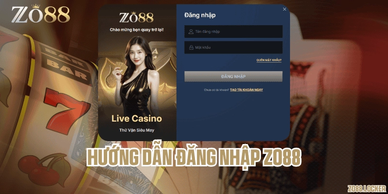 Đăng nhập Zo88