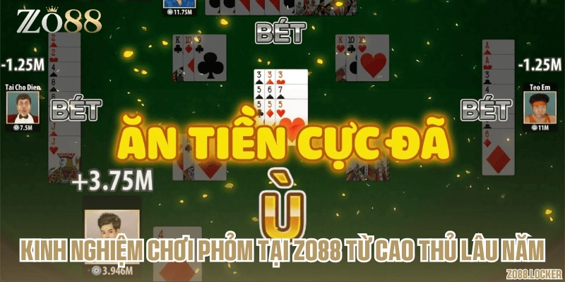 Kinh nghiệm chơi phỏm tại Zo88 từ cao thủ lâu năm