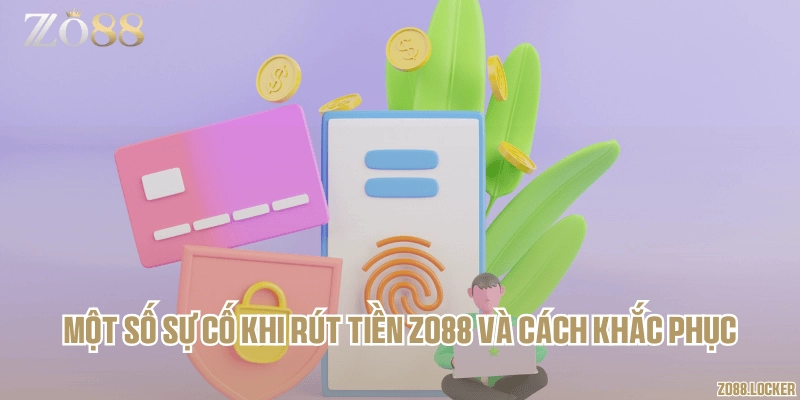 Một số sự cố khi rút tiền Zo88 và cách khắc phục