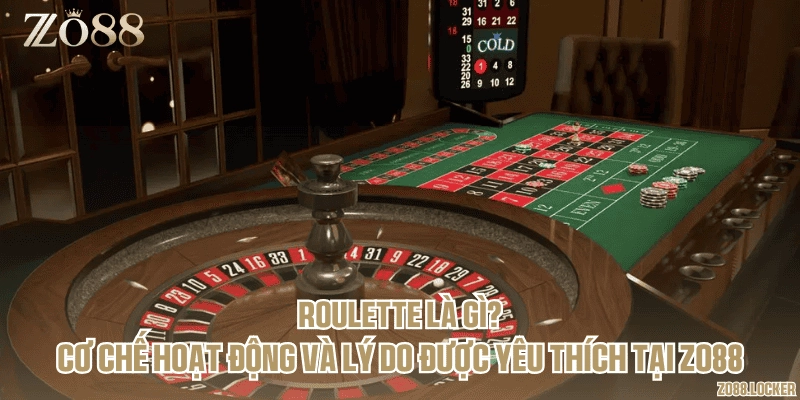Roulette là gì? Cơ chế hoạt động và lý do được yêu thích tại Zo88