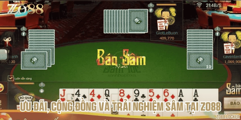 Ưu đãi, cộng đồng và trải nghiệm sâm tại Zo88